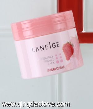 兰芝草莓酸奶面膜